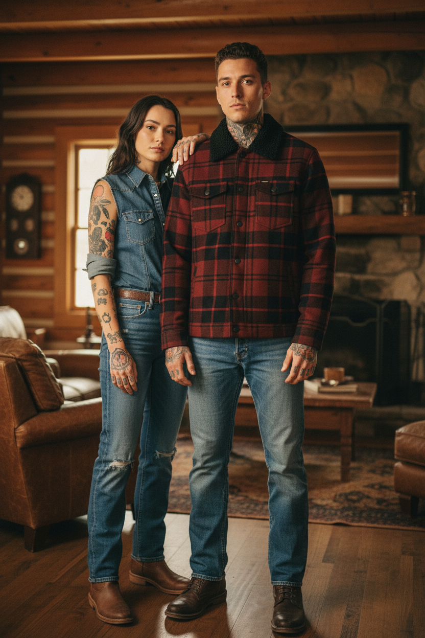 Wrangler jacka wool trucker madder trucker