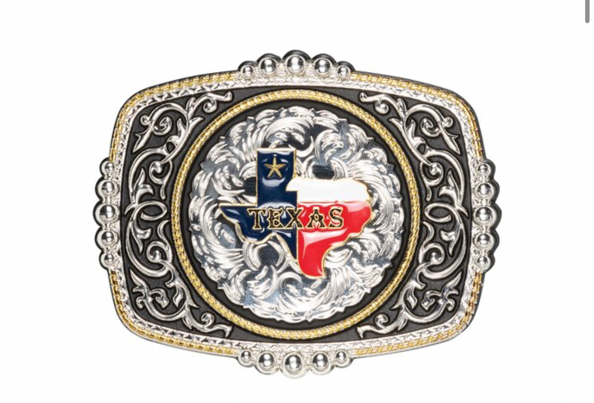stars & stripes belt buckle Texas stor buckla
