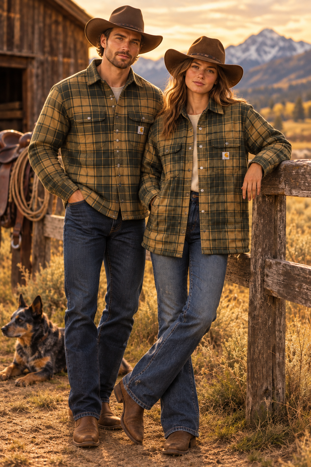 carhartt   Hubbard Plaid shirt jack night fatigue flanell jacka