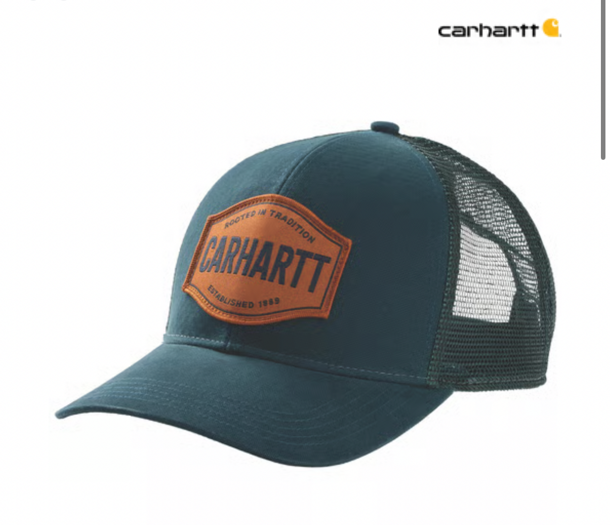 Carhartt trucker  Carhartt Oakland Rooted in Traditions cap teal