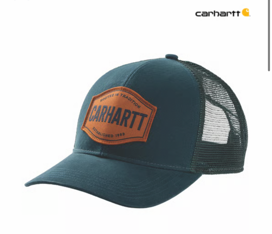 Carhartt trucker Carhartt Oakland Rooted in Traditions cap teal