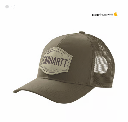 Carhartt trucker  Carhartt Oakland Rooted in Traditions cap olive