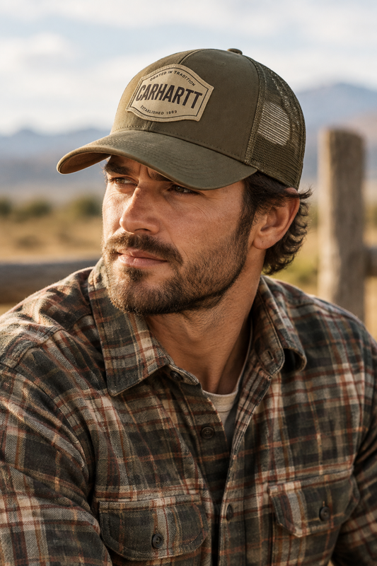 Carhartt trucker  Carhartt Oakland Rooted in Traditions cap olive