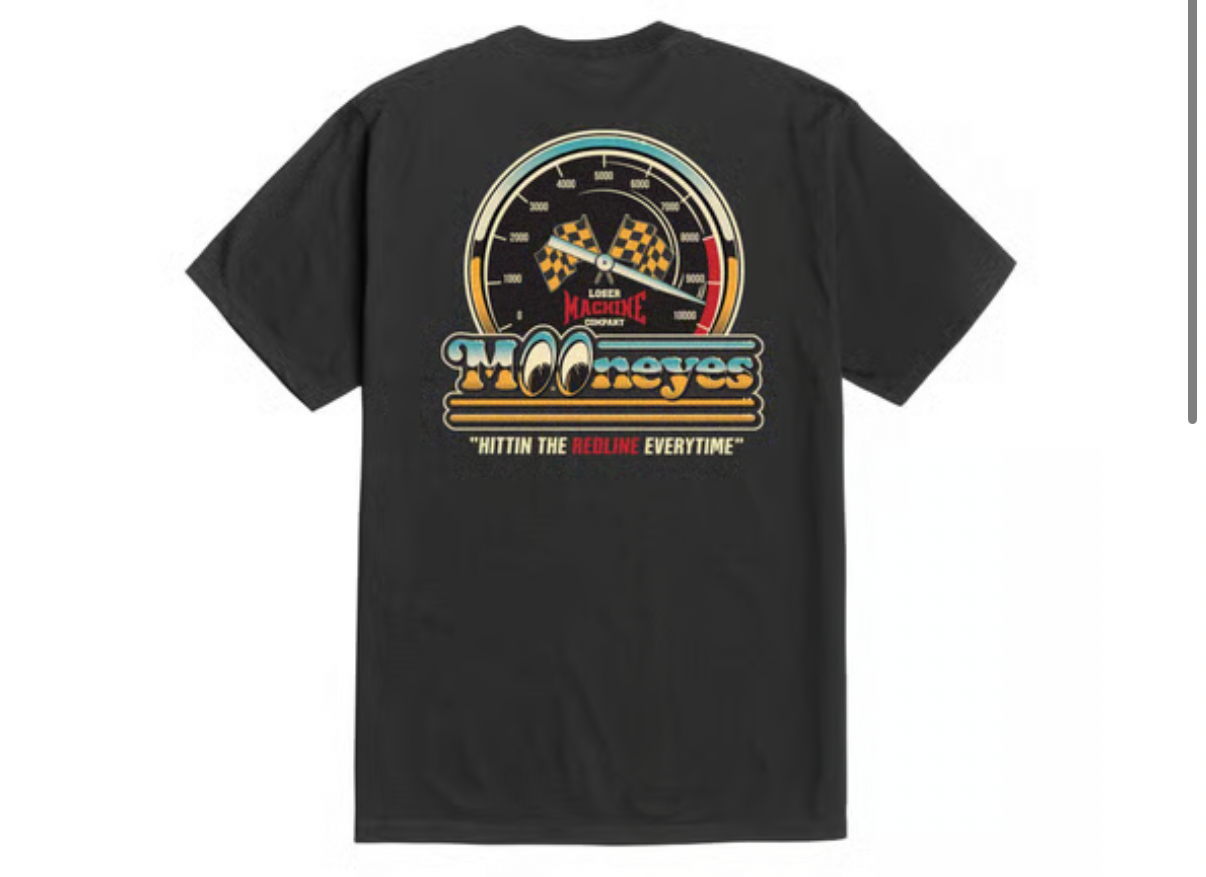 Loser Machine mooneyes Loser Machine Redline t-shirt black