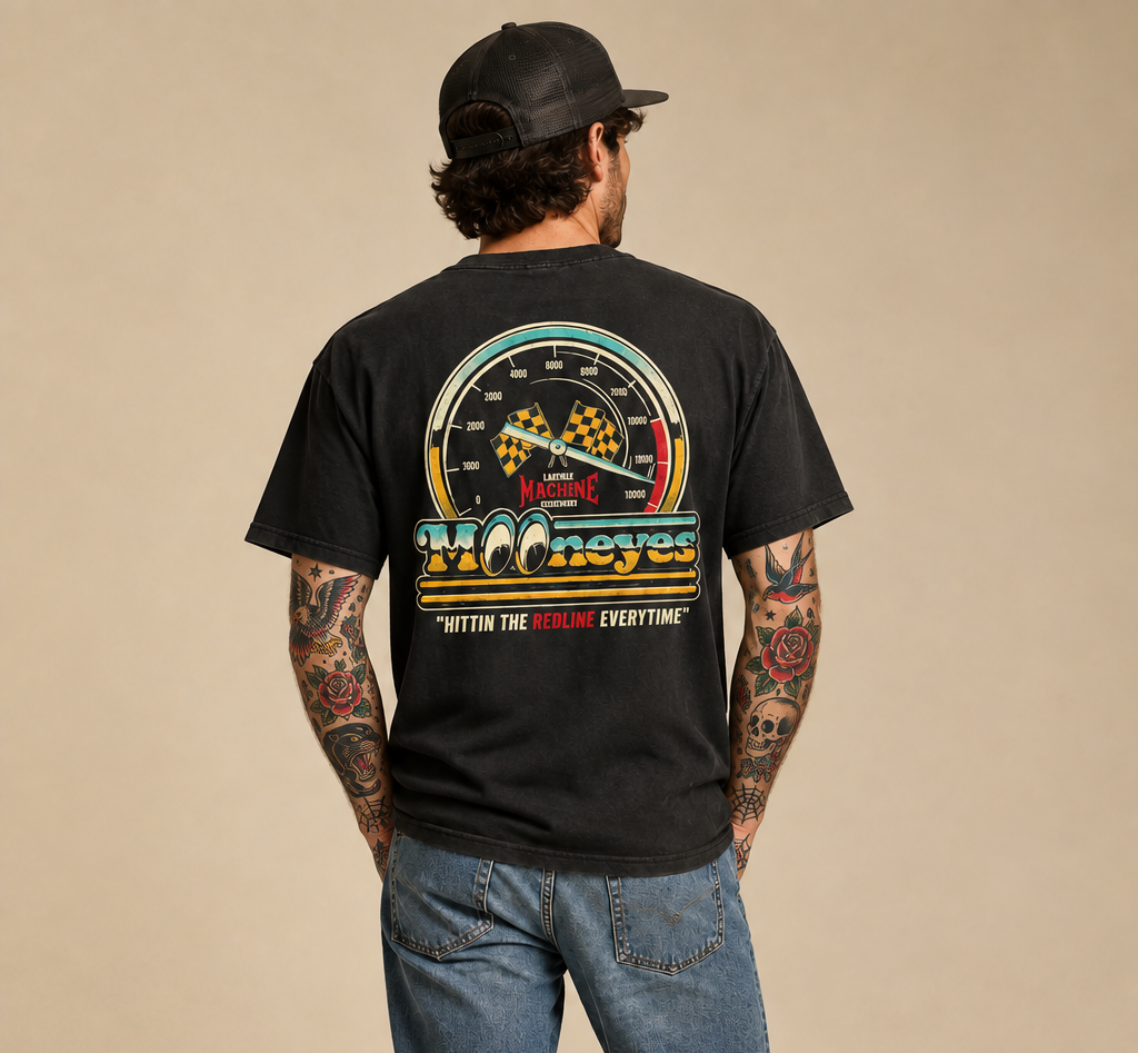 Loser Machine mooneyes Loser Machine Redline t-shirt black