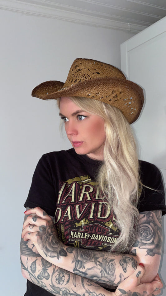 Rebell hatt strå  hatt