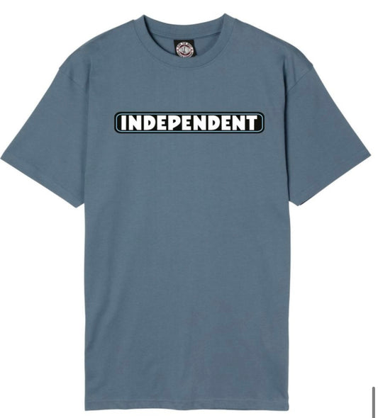 Independent bar logo T-Shirt blå unisex