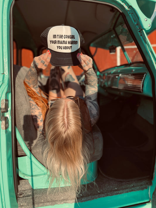 Rebell keps trucker im the cowgirl