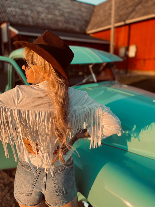 Rebell fransjacka VIT