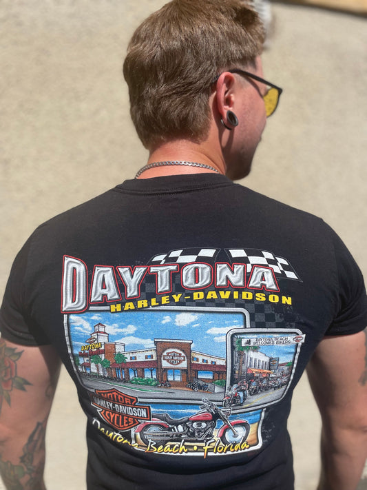 Harley davidsson tshirt  svart unisex