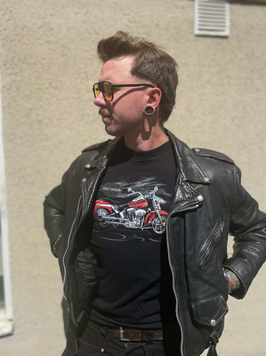 Harley davidsson tshirt  svart unisex
