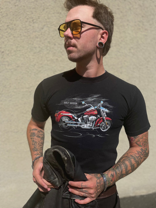 Harley davidsson tshirt  svart unisex