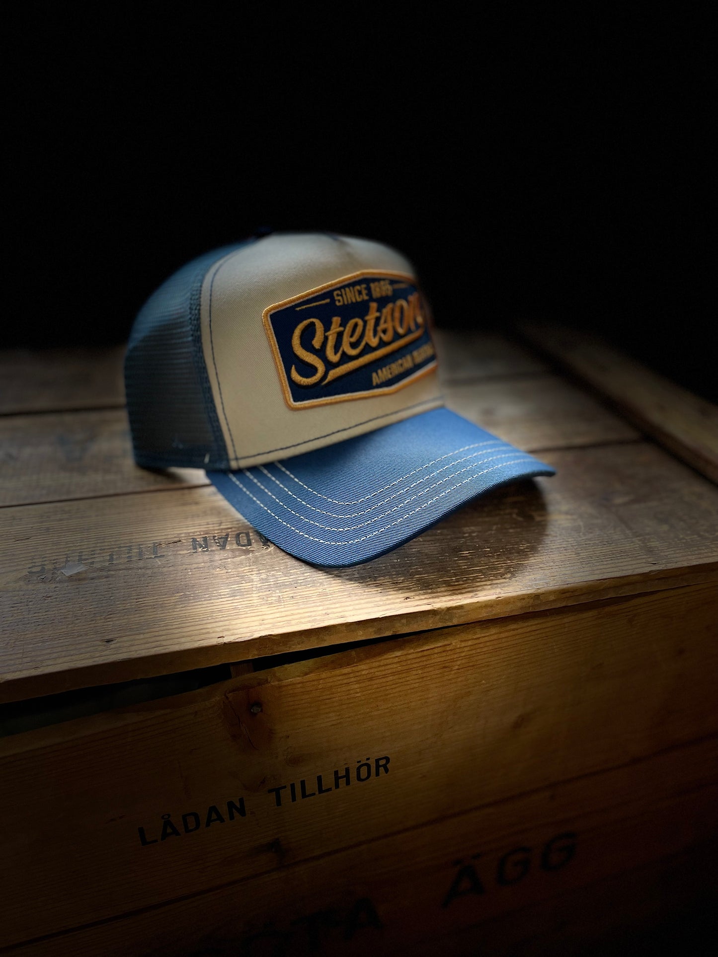 Stetson - Truckerkeps blå