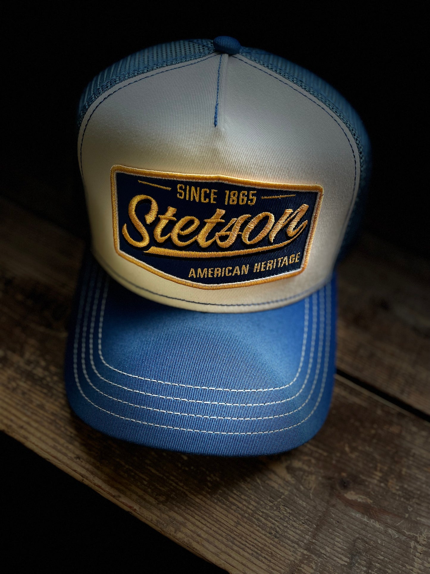 Stetson - Truckerkeps blå