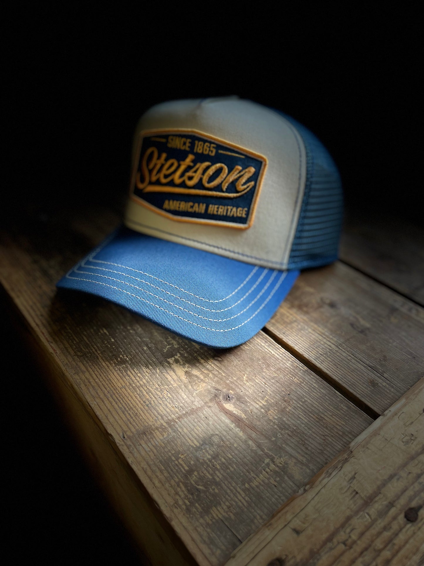 Stetson - Truckerkeps blå
