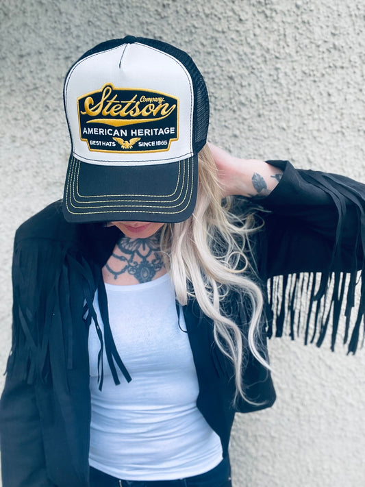 Stetson Trucker Keps American Heritage Black