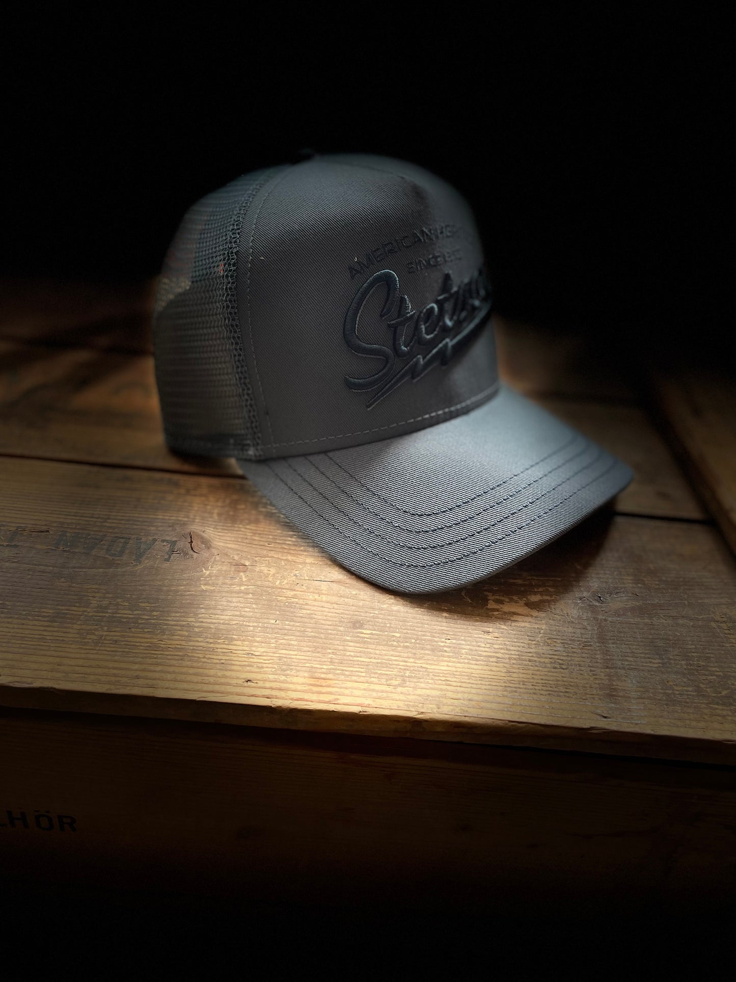 Stetson Trucker Keps American Heritage truck  ljus blå