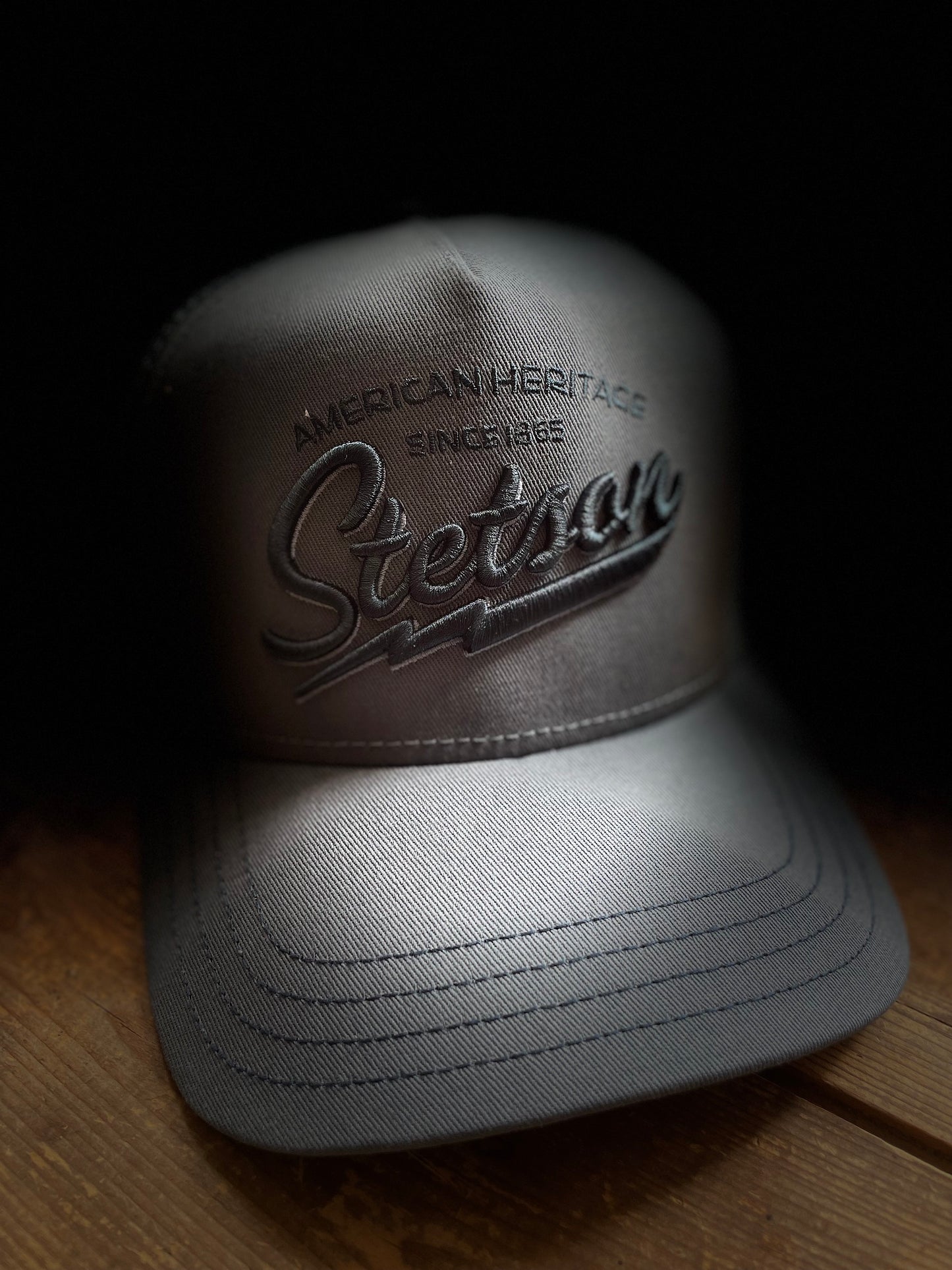 Stetson Trucker Keps American Heritage truck  ljus blå