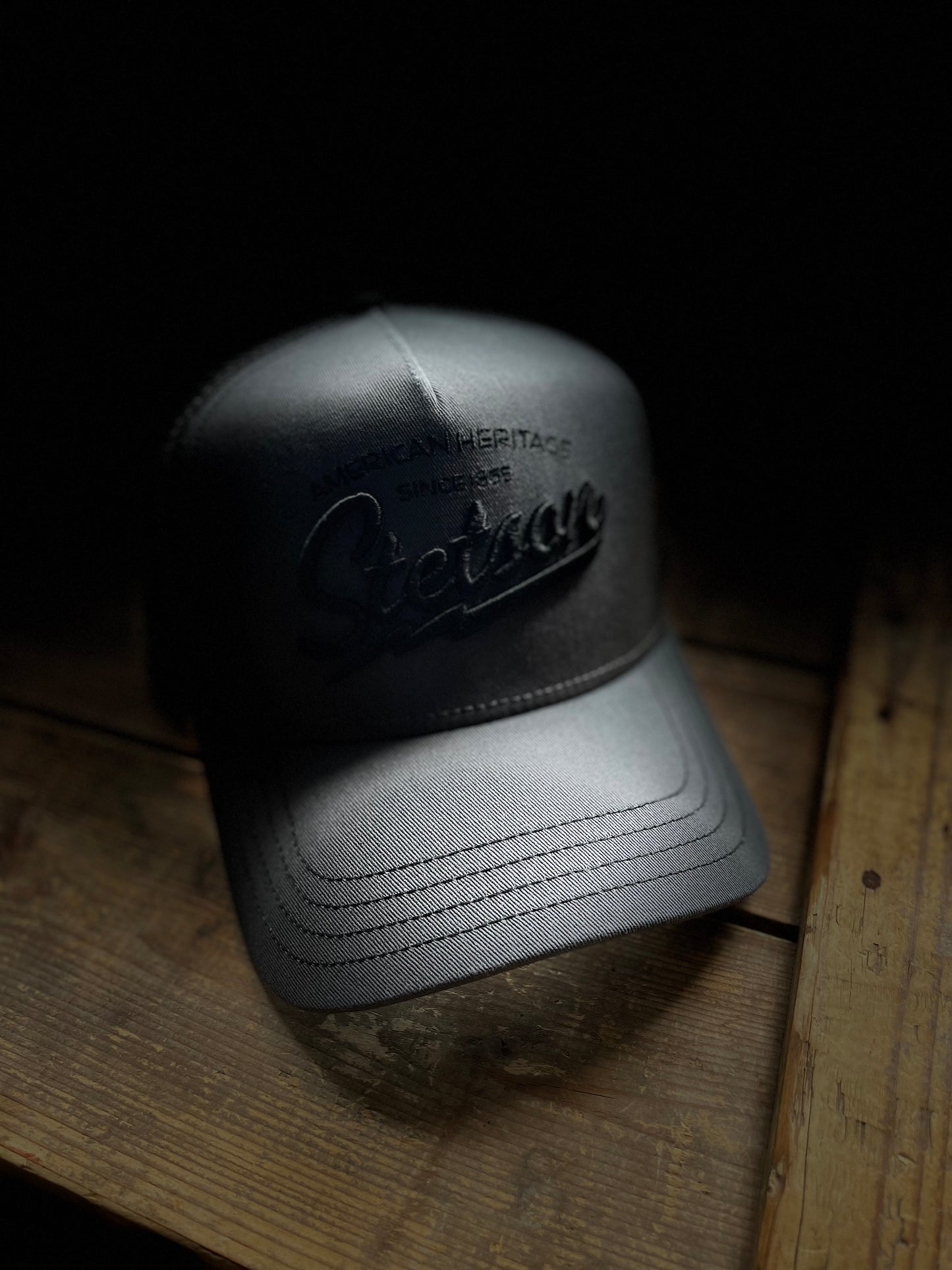 Stetson Trucker Keps American Heritage grå