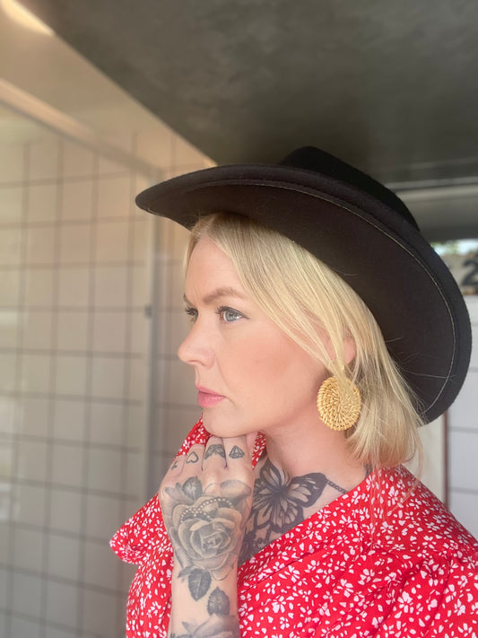 rebell örhänge bambu