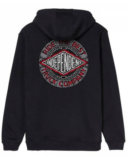 Independent Tjocktröja  mako tile svart unisex