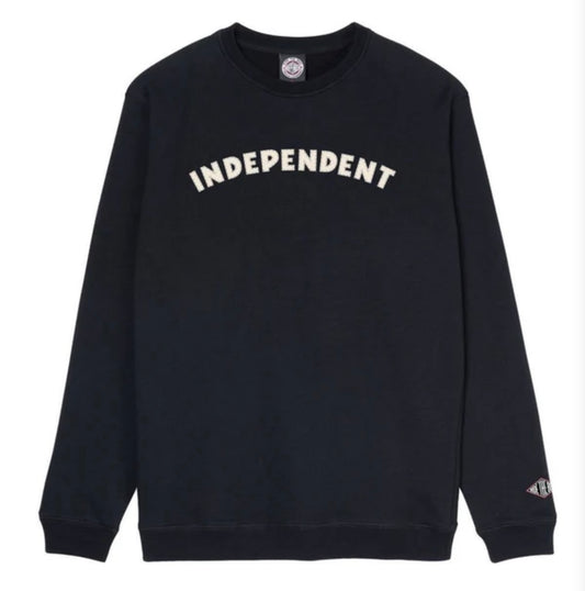 Independent Tjocktröja brigade fler crew svart unisex