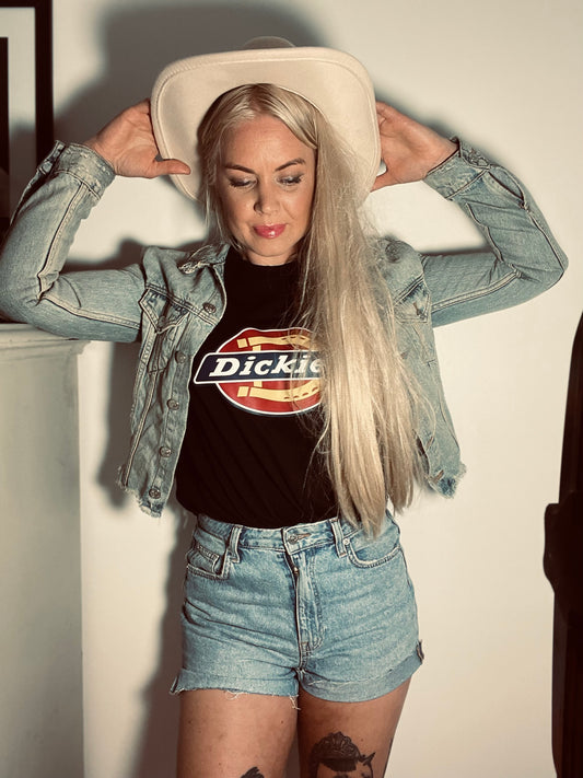 Dickies tshirt svart bas horseshoe unisex