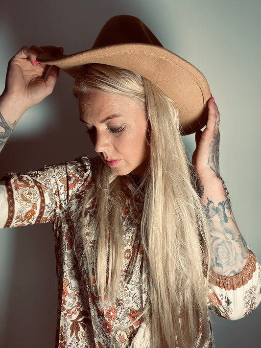 Rebell hatt brun