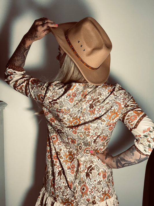 Rebell hatt brun