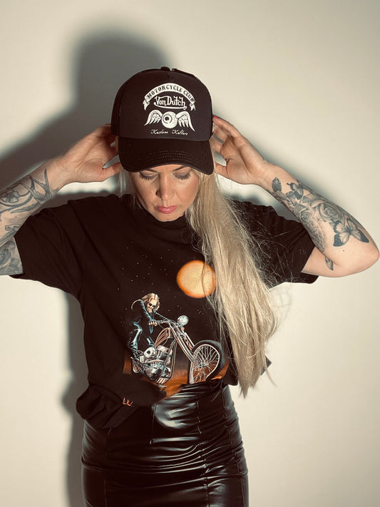 LOSER MACHINE   David mann DM kick start t-shirt black