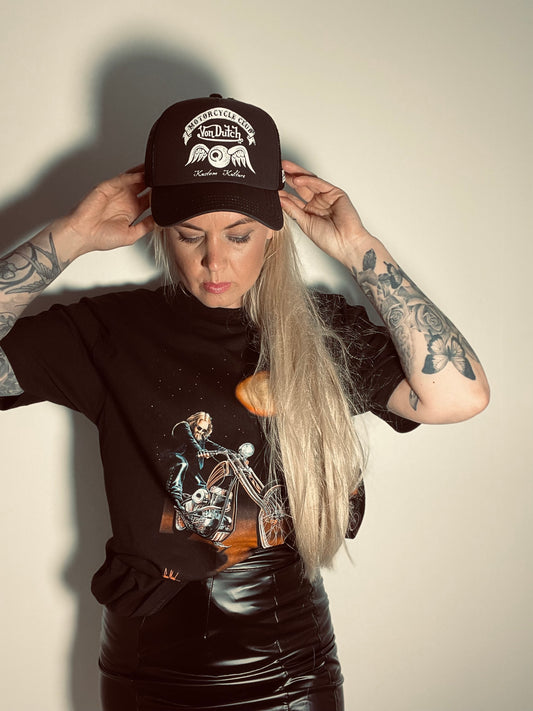 LOSER MACHINE   David mann DM kick start t-shirt black