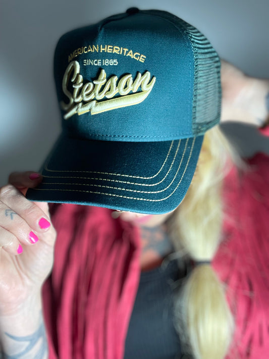Stetson Trucker Keps American Heritage grön /gul