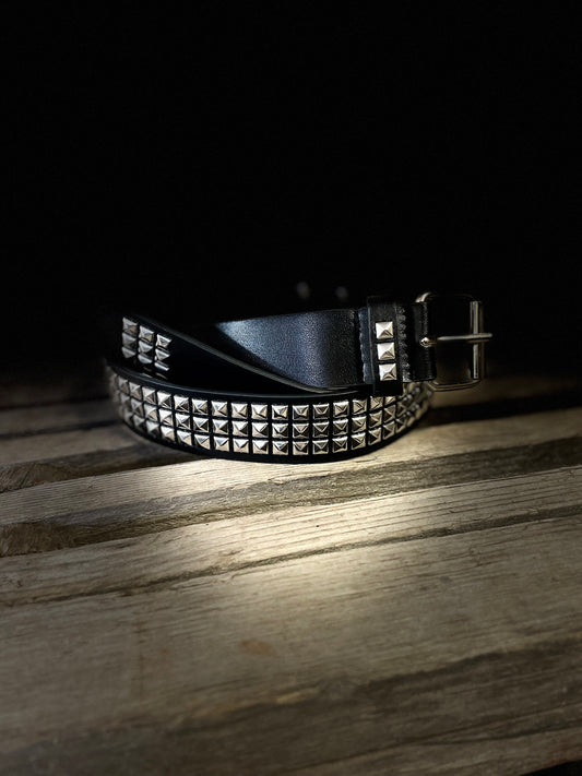 Rebell cowboy nitskärp skärp 3 rader smalare