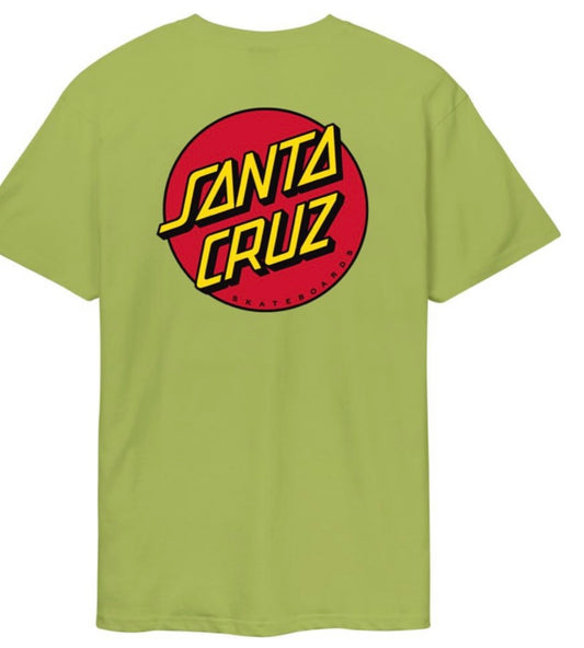 Santa Cruz calssic DOT grön   liten och stor patch  unisex