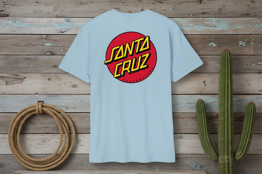 Santa Cruz calssic DOT ljusblå  liten och stor patch  unisex