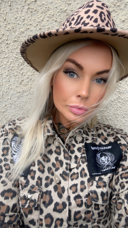 rebell hatt Leopard unisex