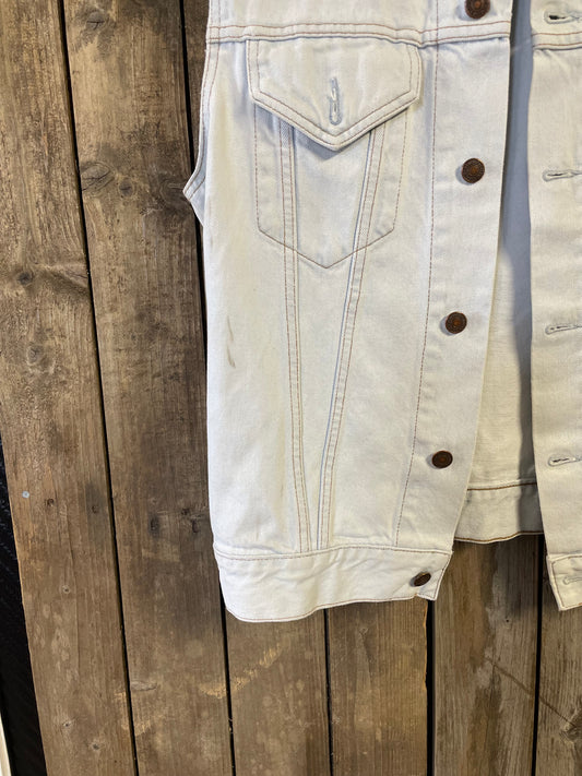 Vintage jeansväst ljus levis L
