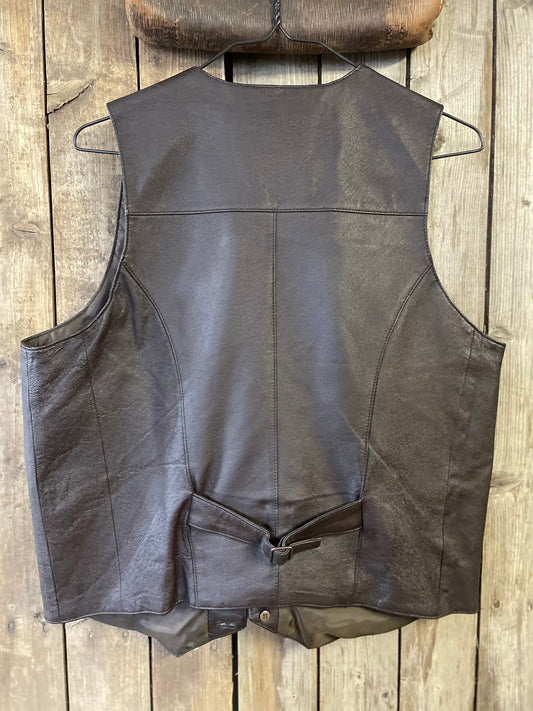 Rebell skinnväst brun 48