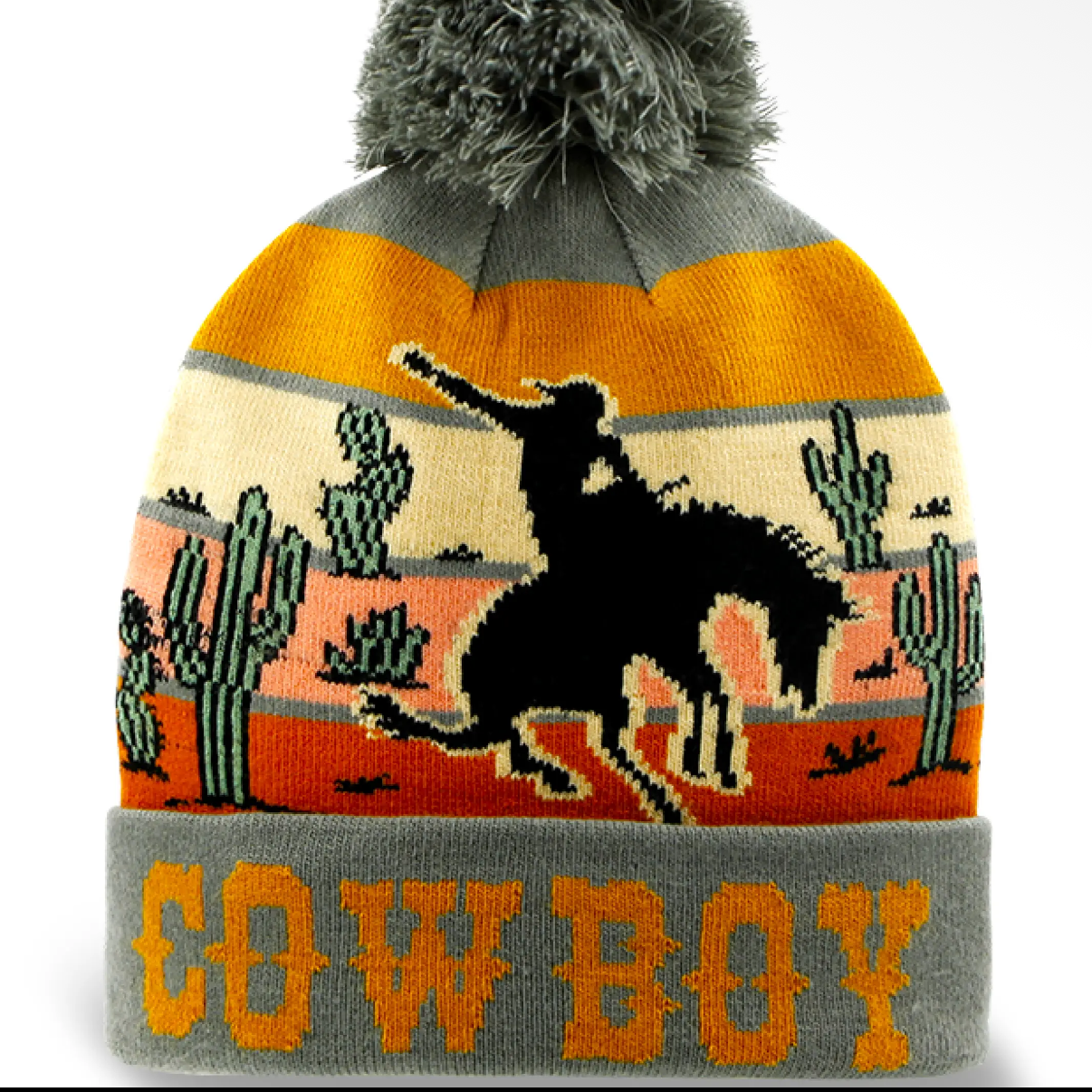 Rebell cowboy mössa usa grå bas