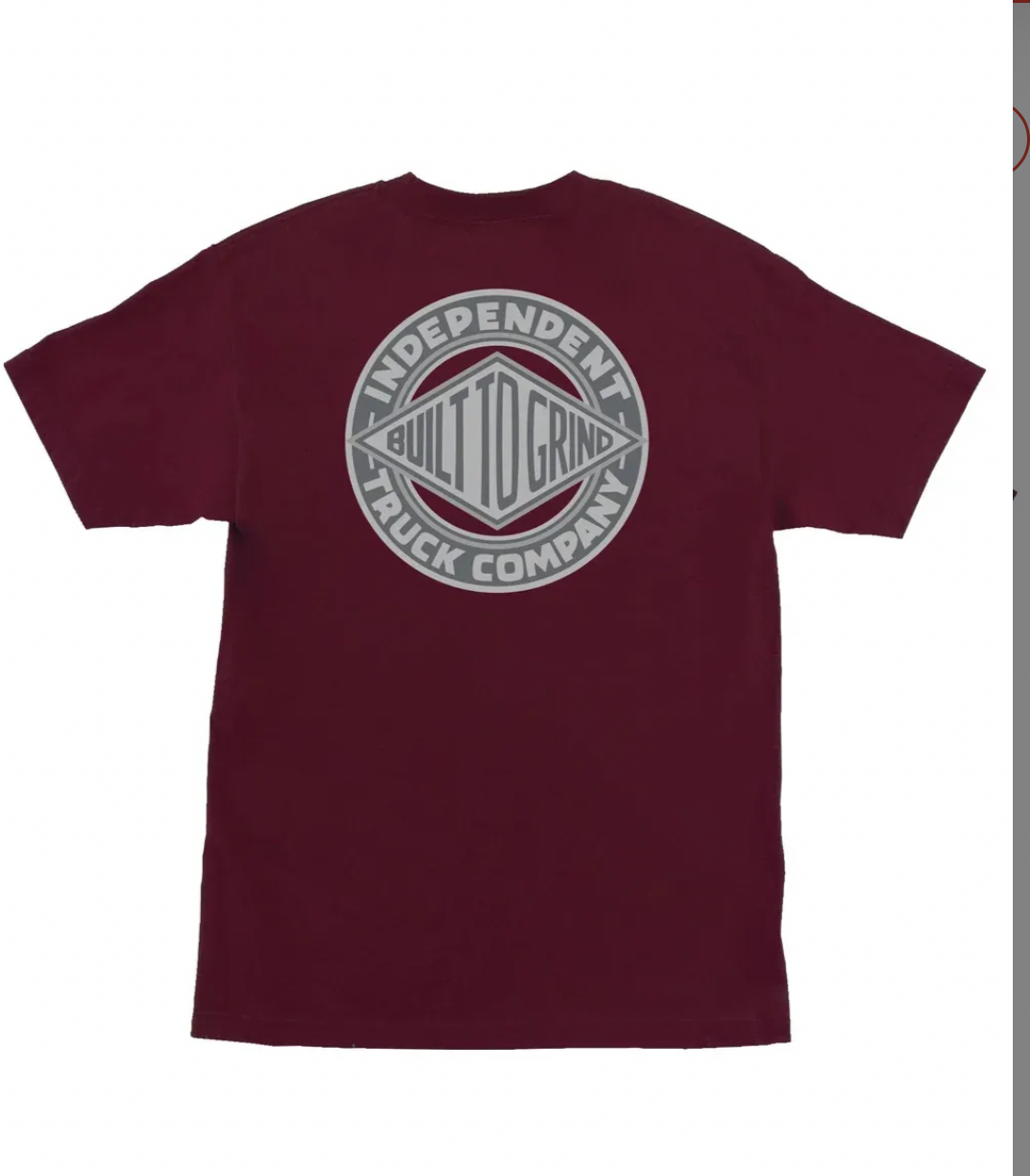 Independent Tshirt btg summit  Maroon unisex