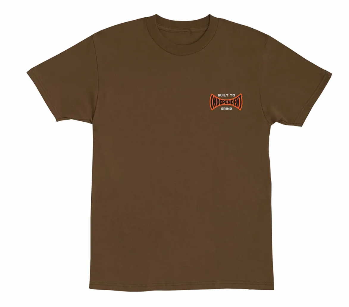 Independent Tshirt btg built to grind unisex brun