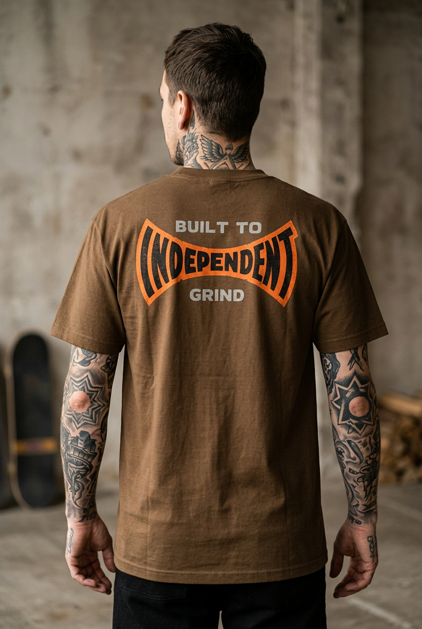 Independent Tshirt btg built to grind unisex brun