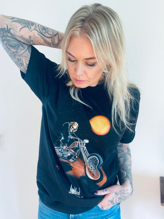 LOSER MACHINE   David mann DM kick start t-shirt black