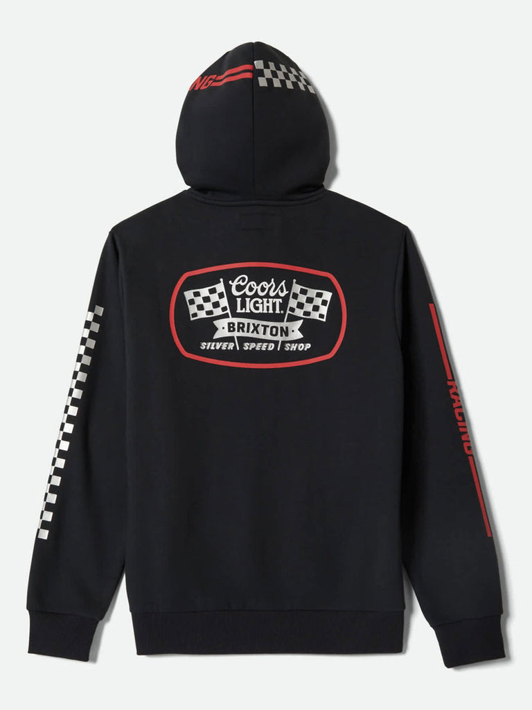 brixton coors light svart  hoodie unisex