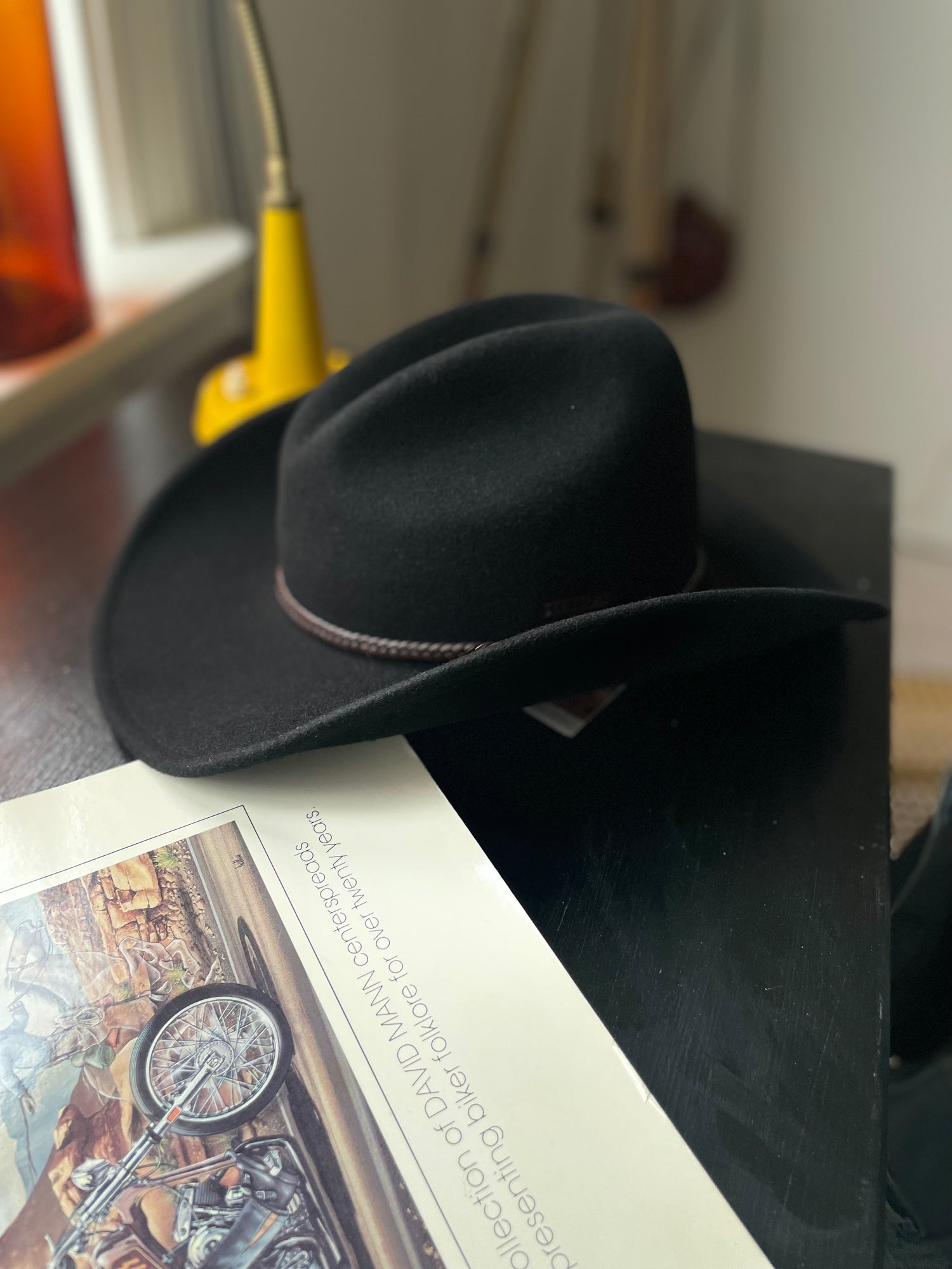 Utforska vårt sortiment av Western-hattar hos Rebell Clothes – stilfulla, vintage-inspirerade hattar för dig som älskar cowboy-stil, rock och streetwear. Våra hattar passar både herr och dam och kombinerar klassisk Western-design med modern rebell-attityd.



Hattarna är perfekta för motorträffar, festivaler, konserter eller vardagsstil med edge. Tillverkade i slitstarka material för lång hållbarhet, med detaljer som band, spännen och klassiska brätten som ger varje outfit en autentisk Western-look.



Komb