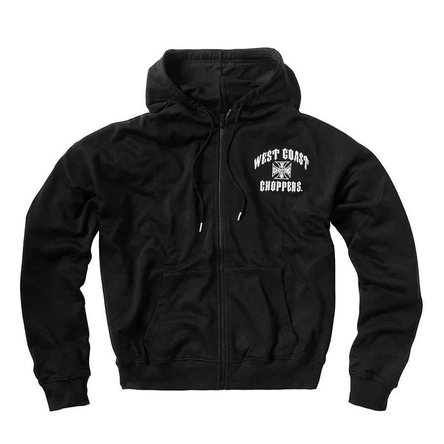WCC   Iron Oversized zip hoodie svart