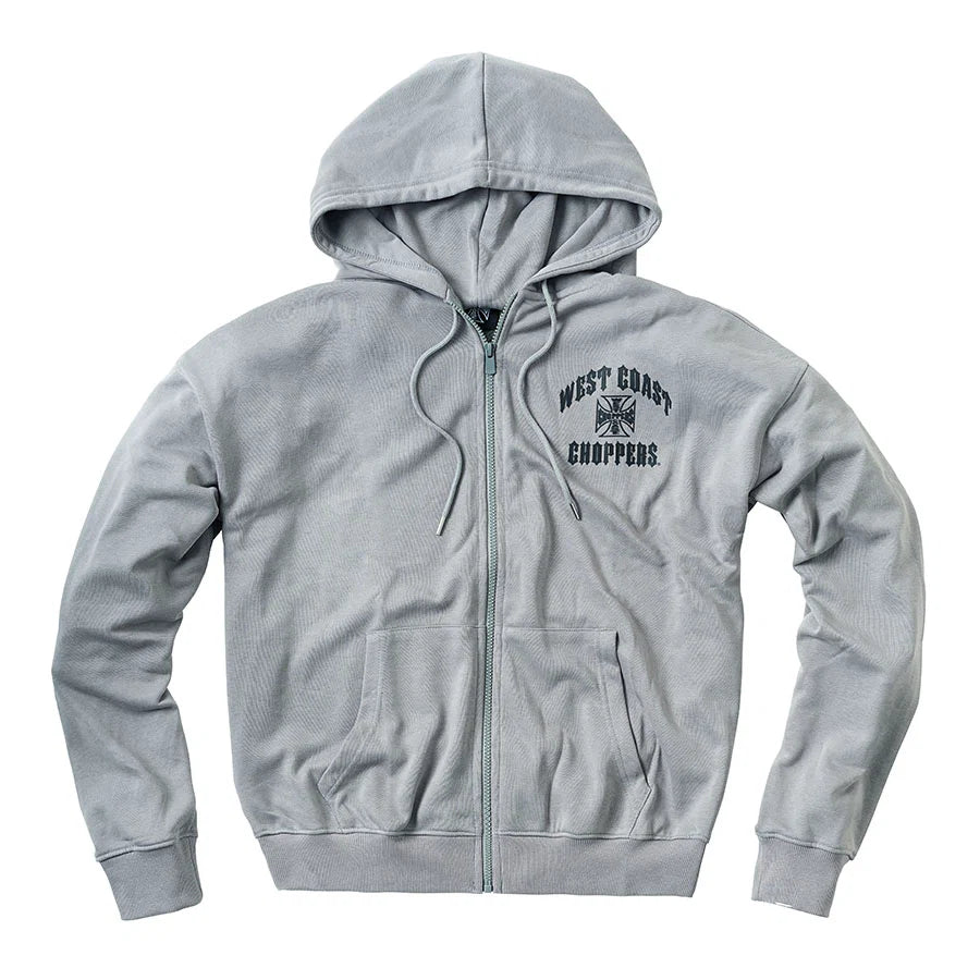 WCC   Iron Oversized zip hoodie gray