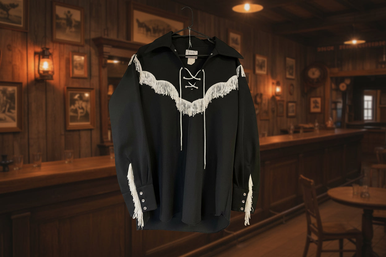 Vintage western skjorta h bar  ranch wear western