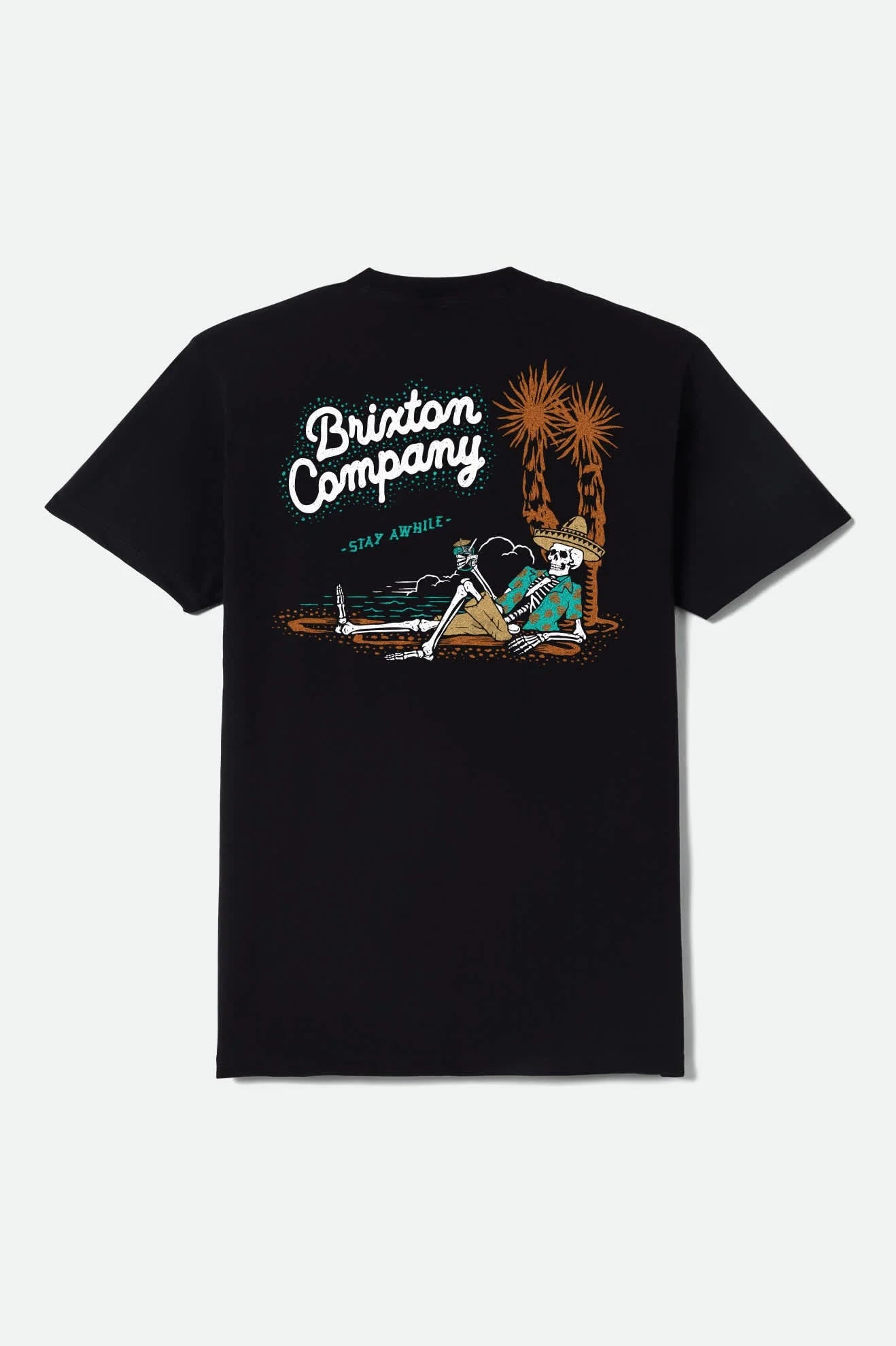 brixton stay alive svart tshirt unisex