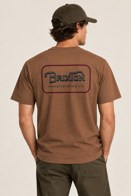 brixton grade brun  tshirt unisex